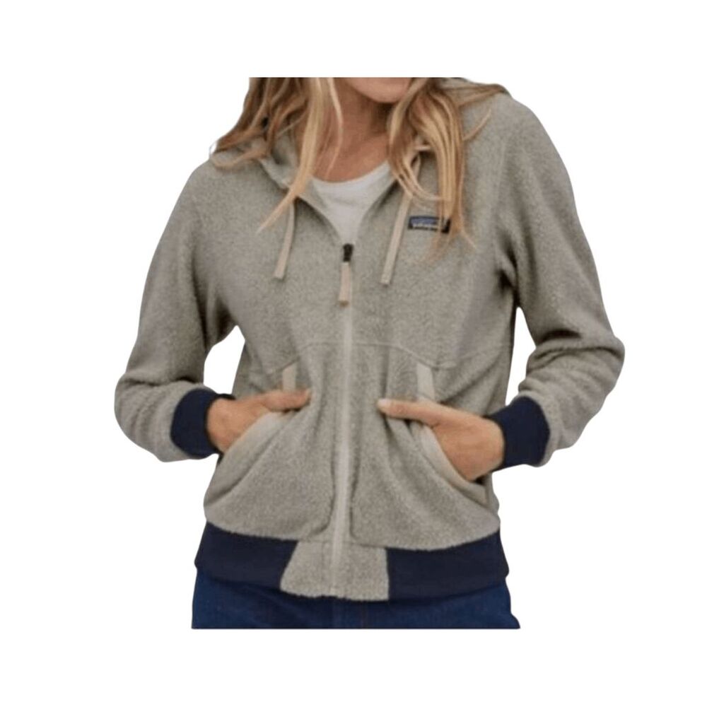 PATAGONIA Shearling Fleece Hoodie Jacket Size XS